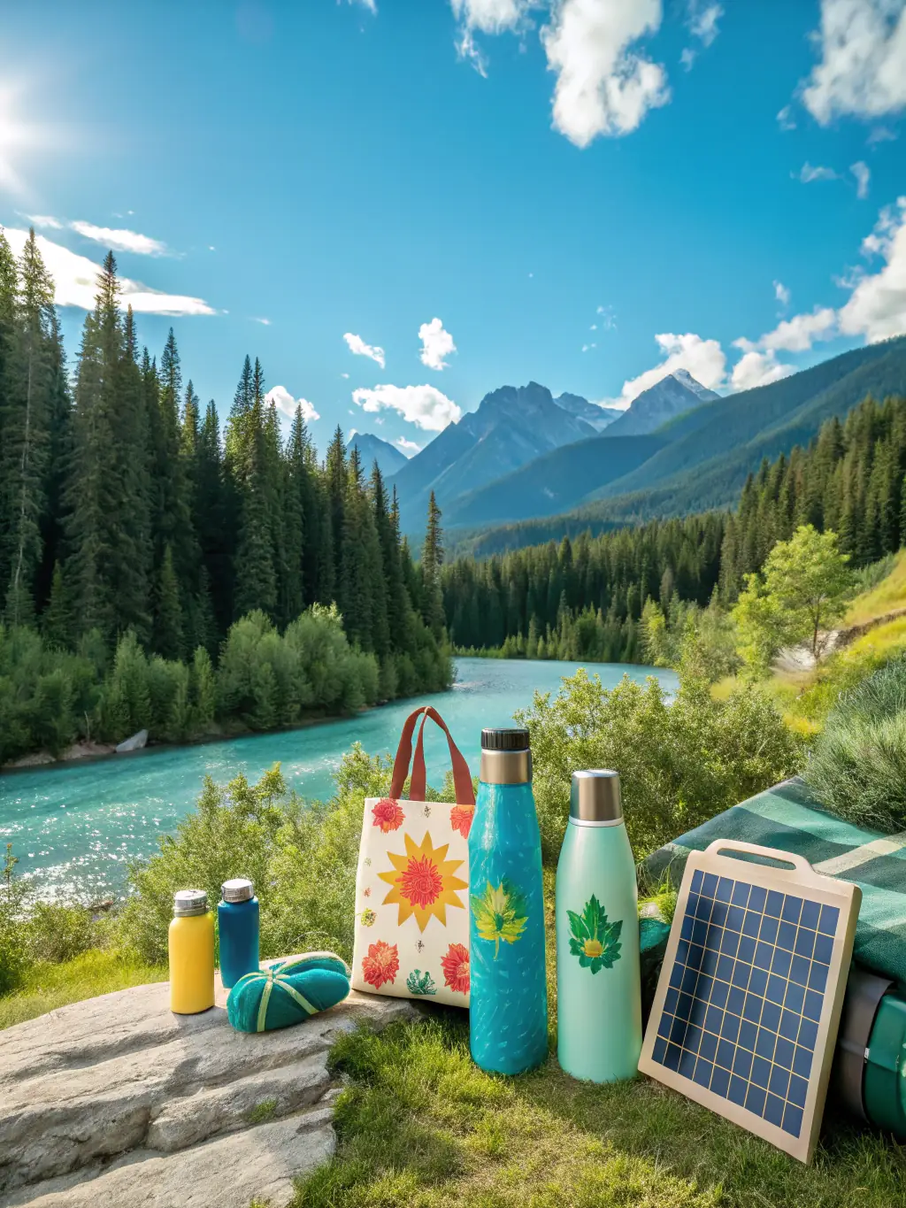 A collage of PENGBOOST's hand-picked, sustainable products, including premium school supplies, FILIGREE decor, jewelry, and eco-friendly home products, arranged in an appealing and eco-conscious manner.